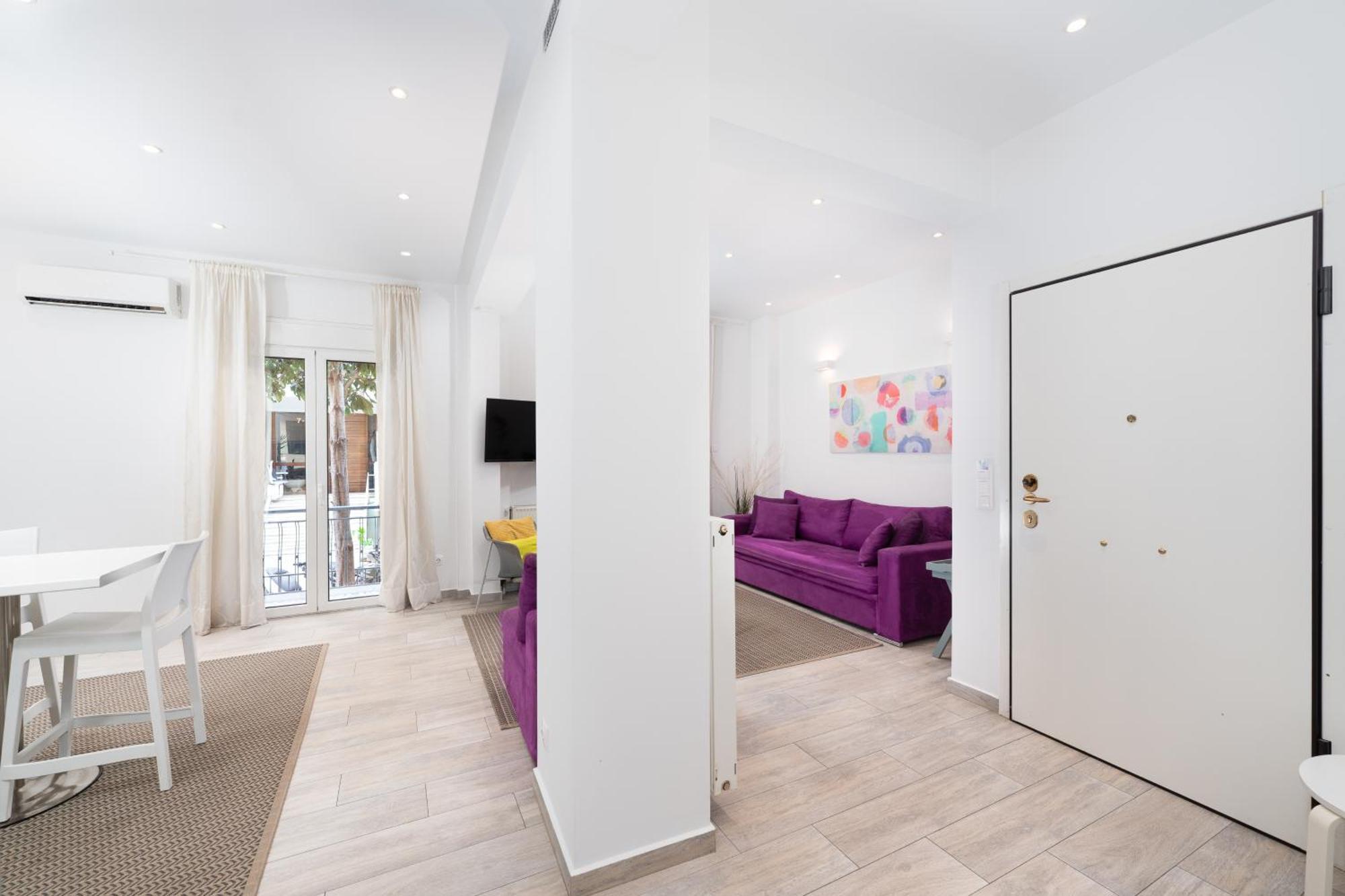 Spacious Modern Apartment In Athens Near Metro Exterior photo