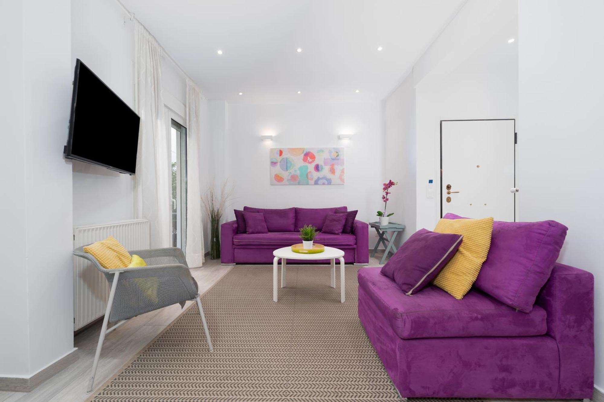 Spacious Modern Apartment In Athens Near Metro Exterior photo