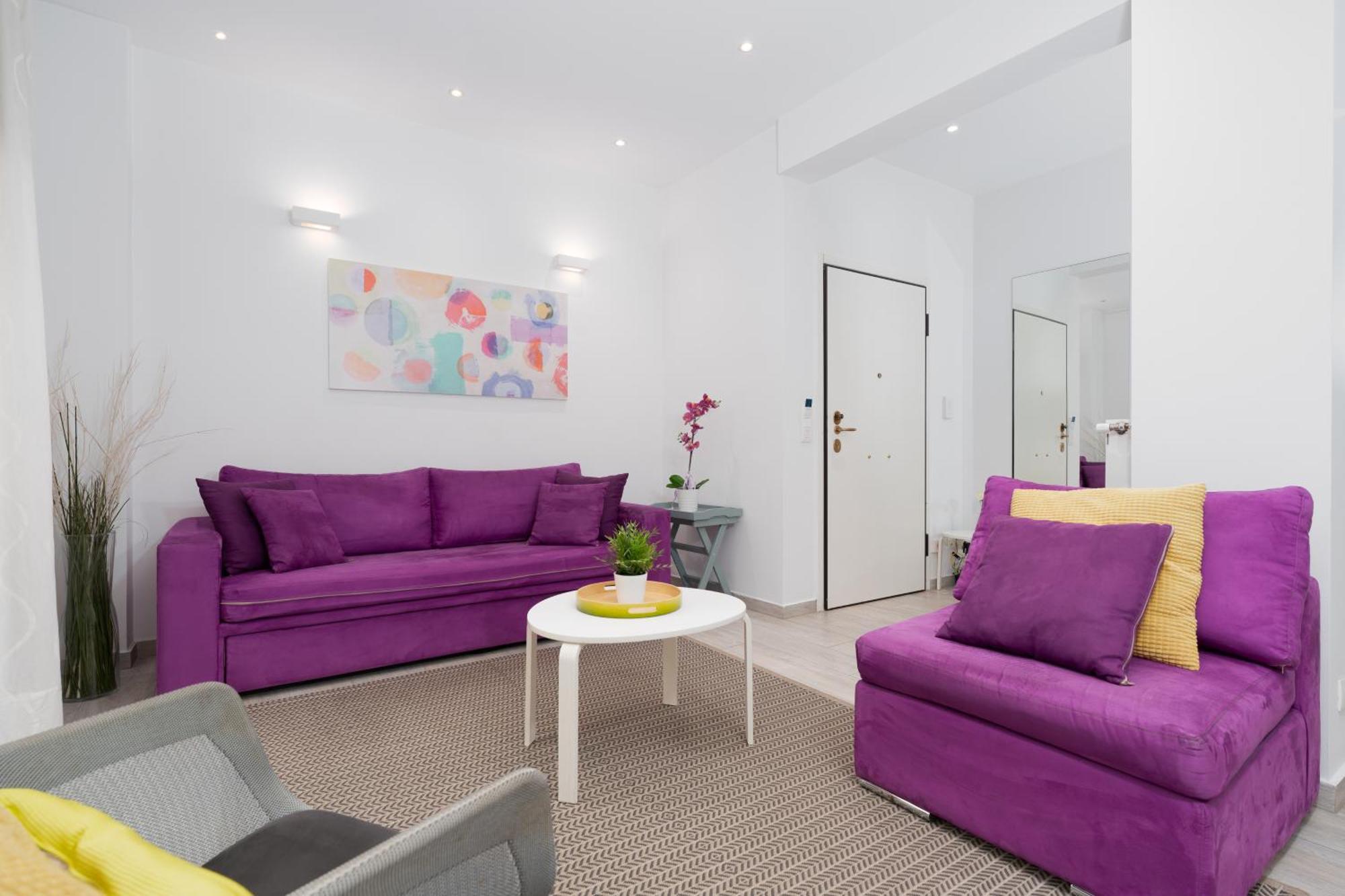 Spacious Modern Apartment In Athens Near Metro Exterior photo