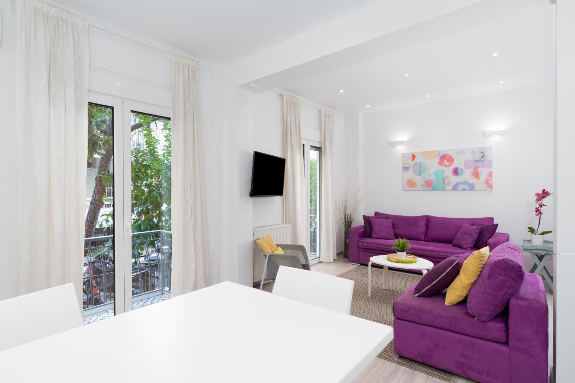 Spacious Modern Apartment In Athens Near Metro Exterior photo