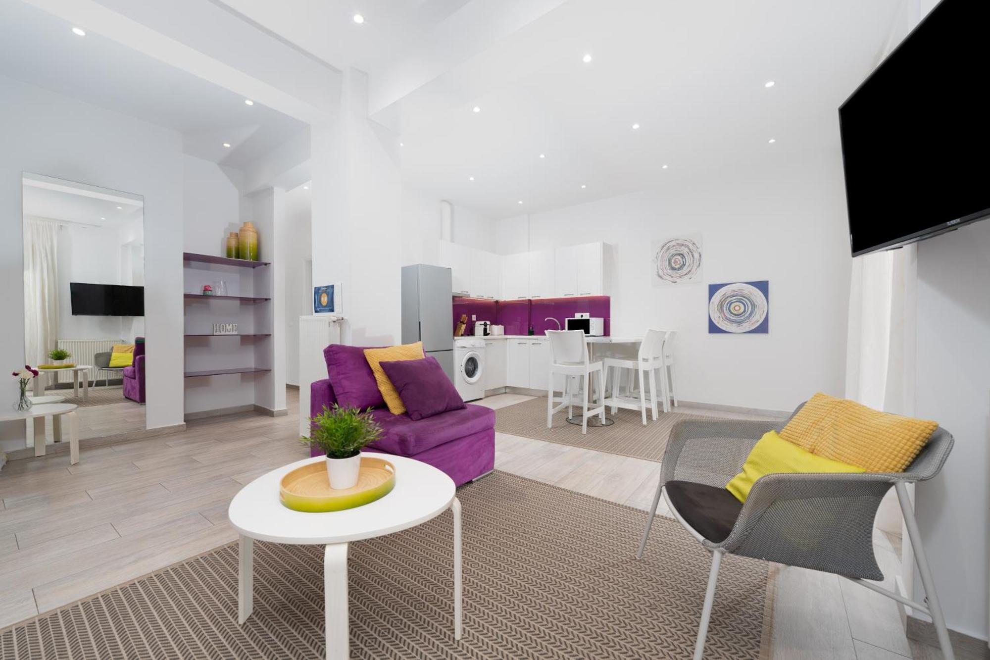 Spacious Modern Apartment In Athens Near Metro Exterior photo